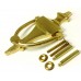 Bright Brass Finish - Solid Brass Door Knocker
